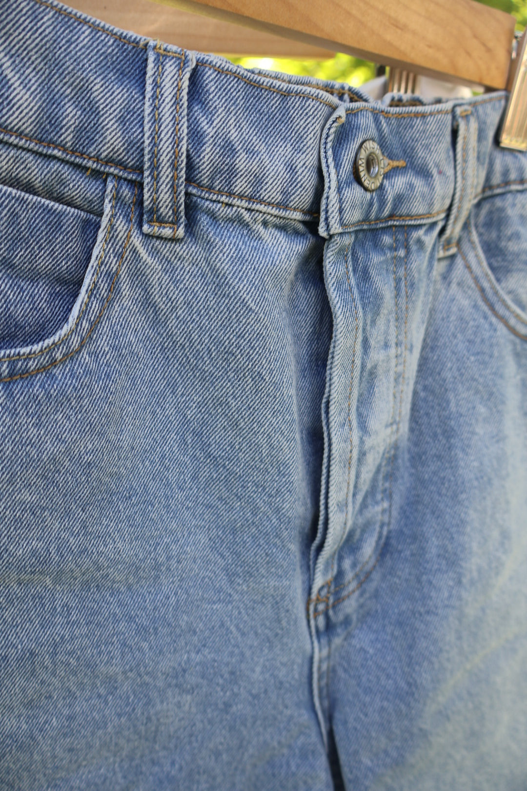 Light-Wash Denim Harbor Shorts