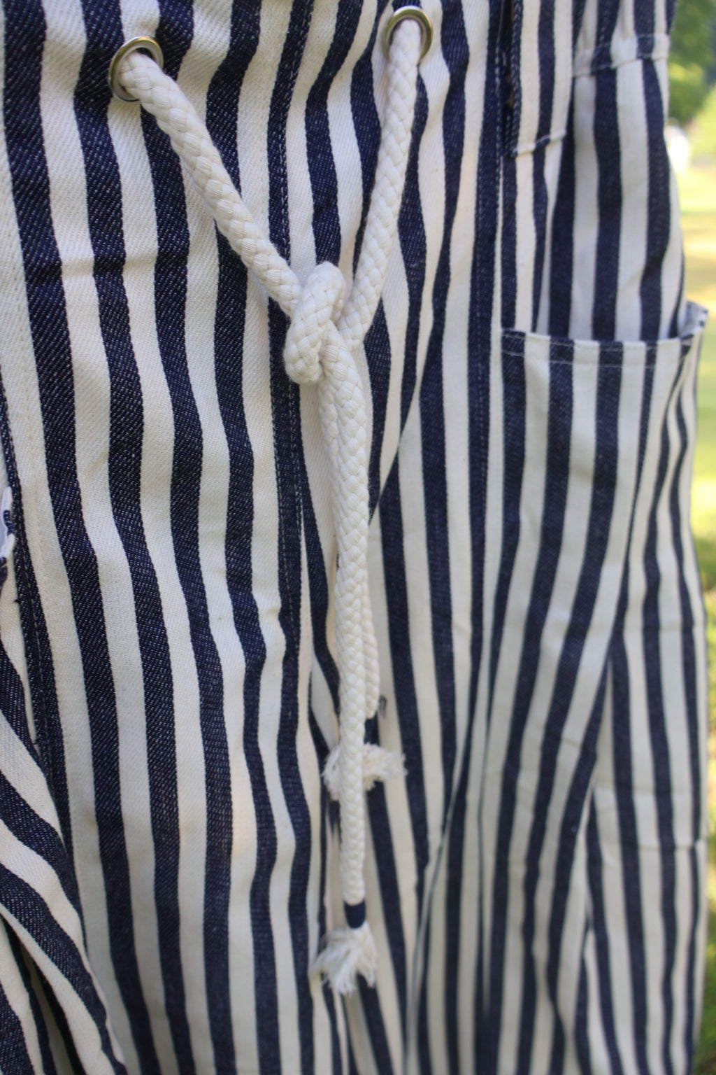 Navy Sailor Barrel Jeans