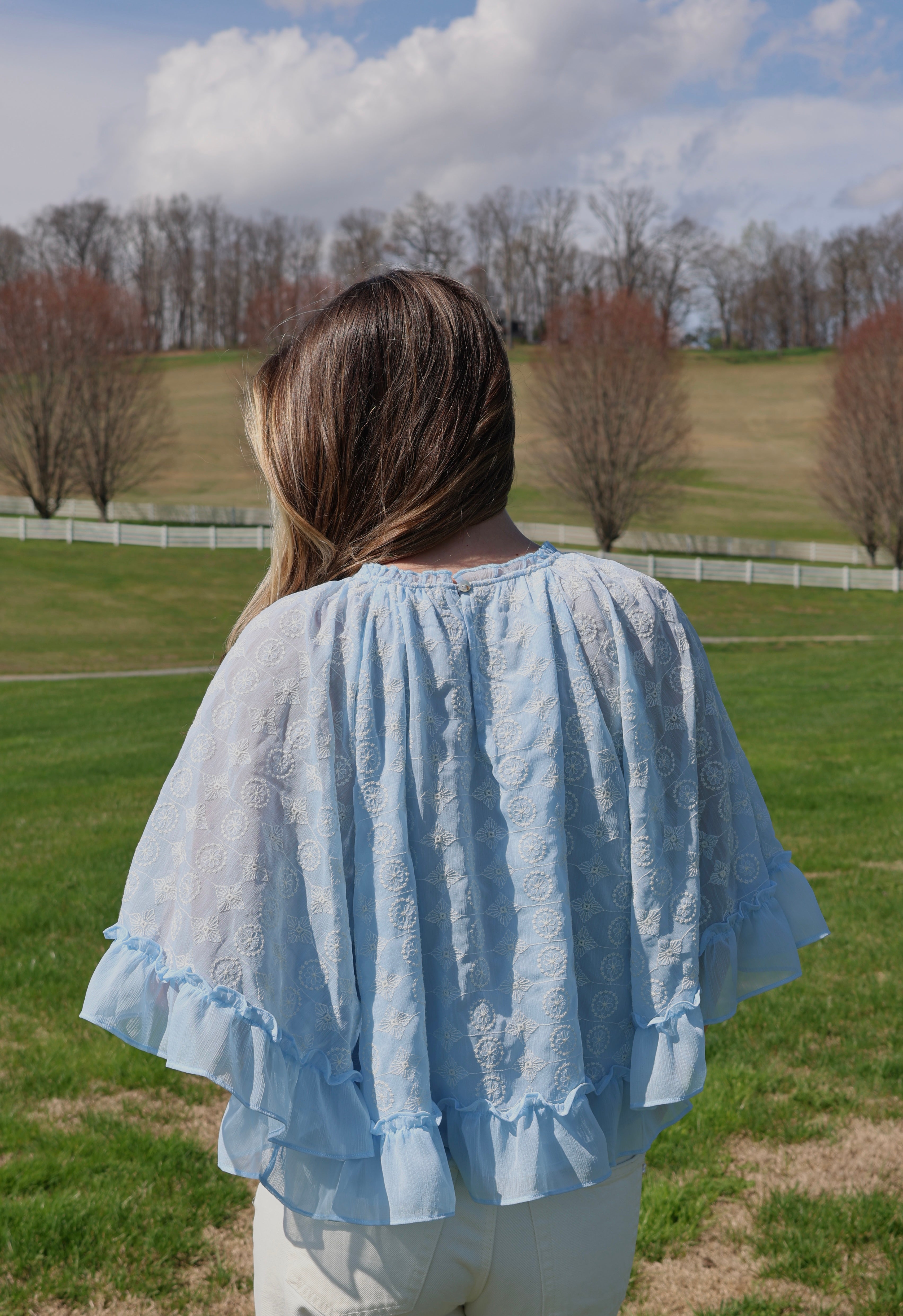 Blue Skies Cape Top