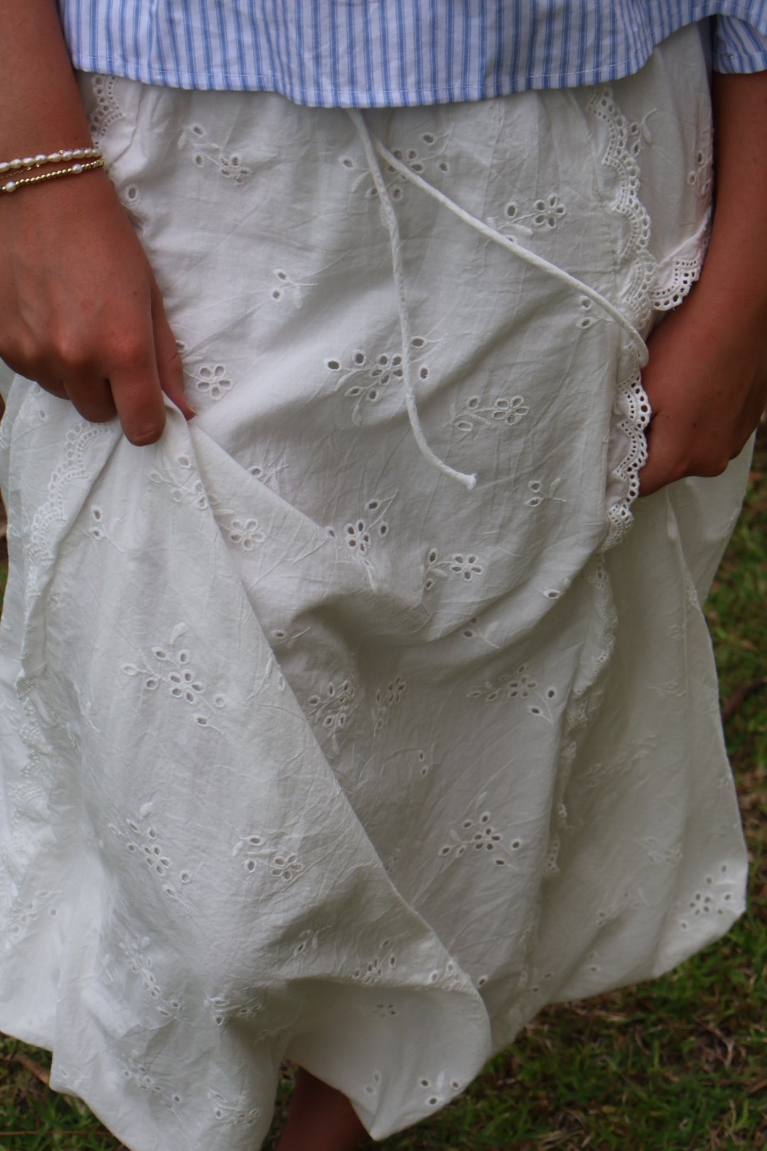 Salt Air Eyelet Skirt