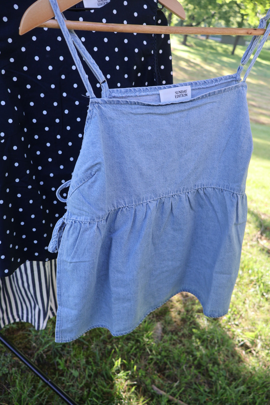Harbor Bow Denim Tank