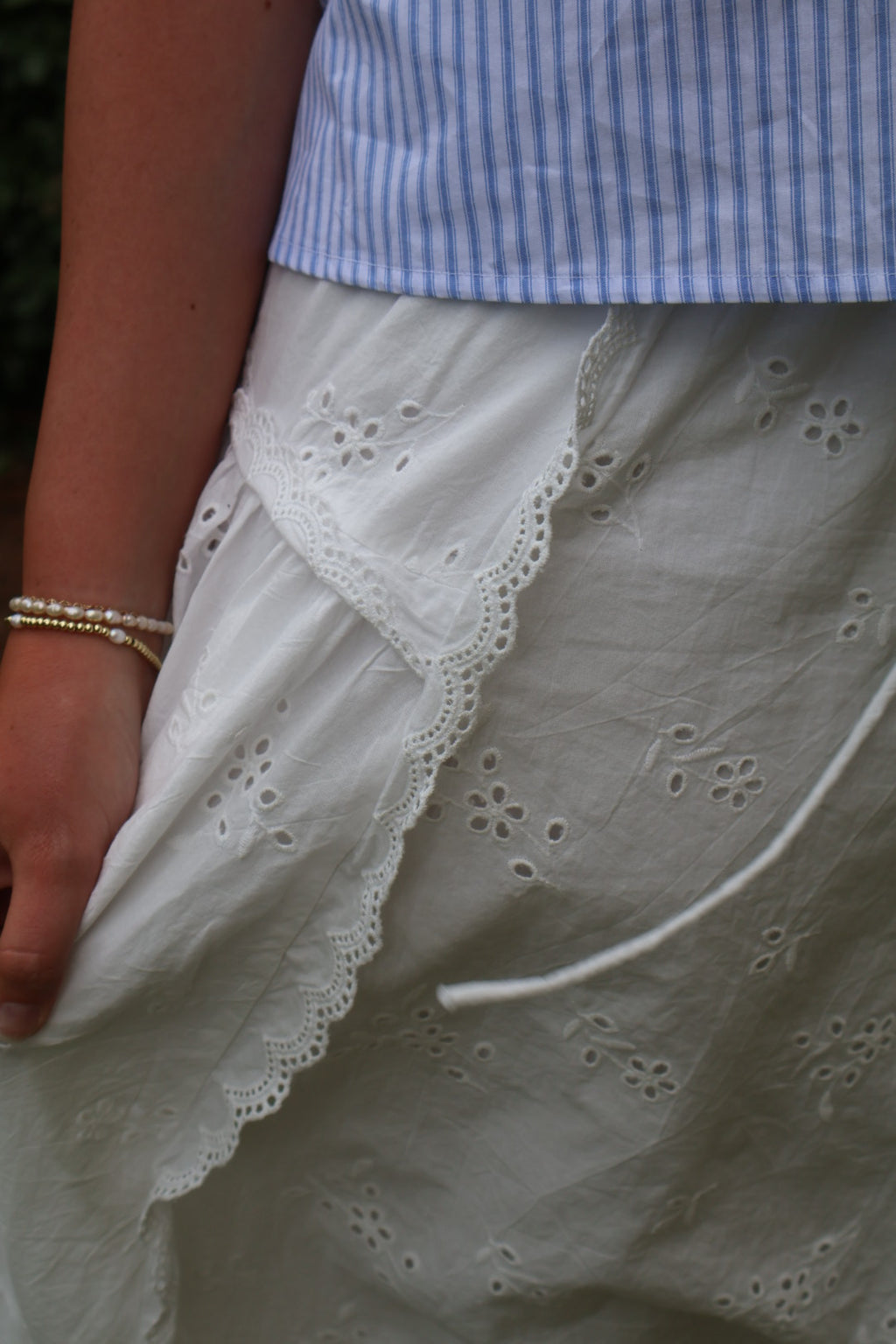 Salt Air Eyelet Skirt