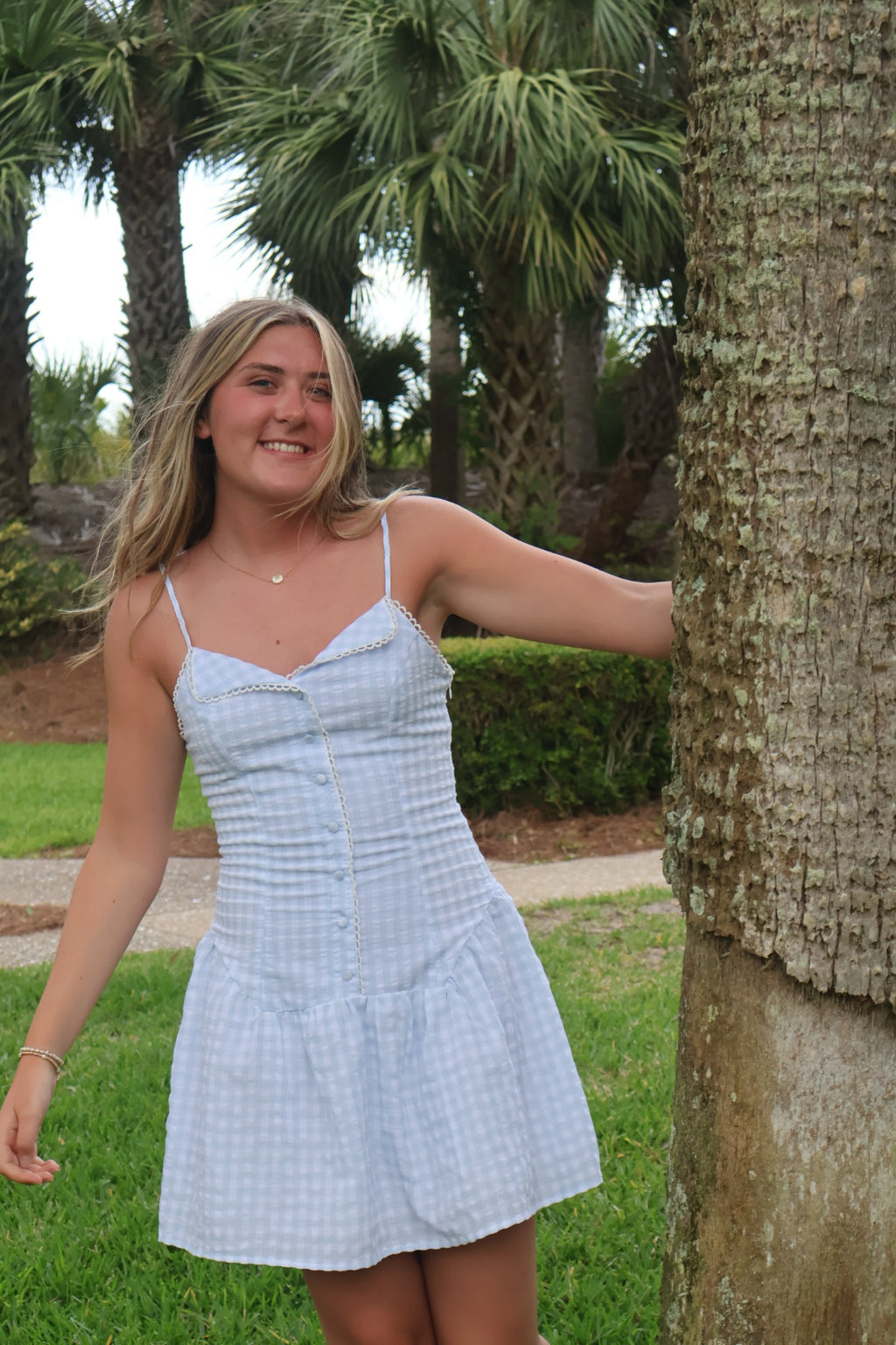 The Blue Charleston Mini Dress