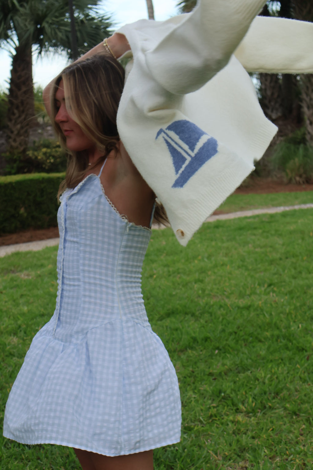 The Blue Charleston Mini Dress