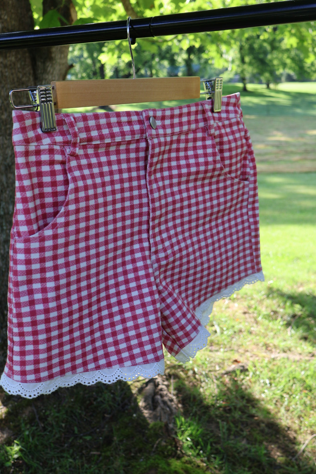 Low-Rise Cherry Pie Shorts