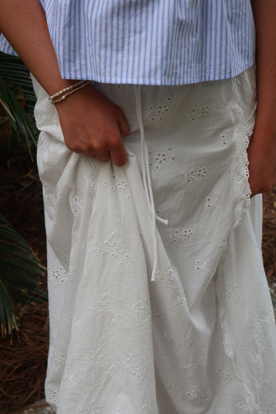 Salt Air Eyelet Skirt