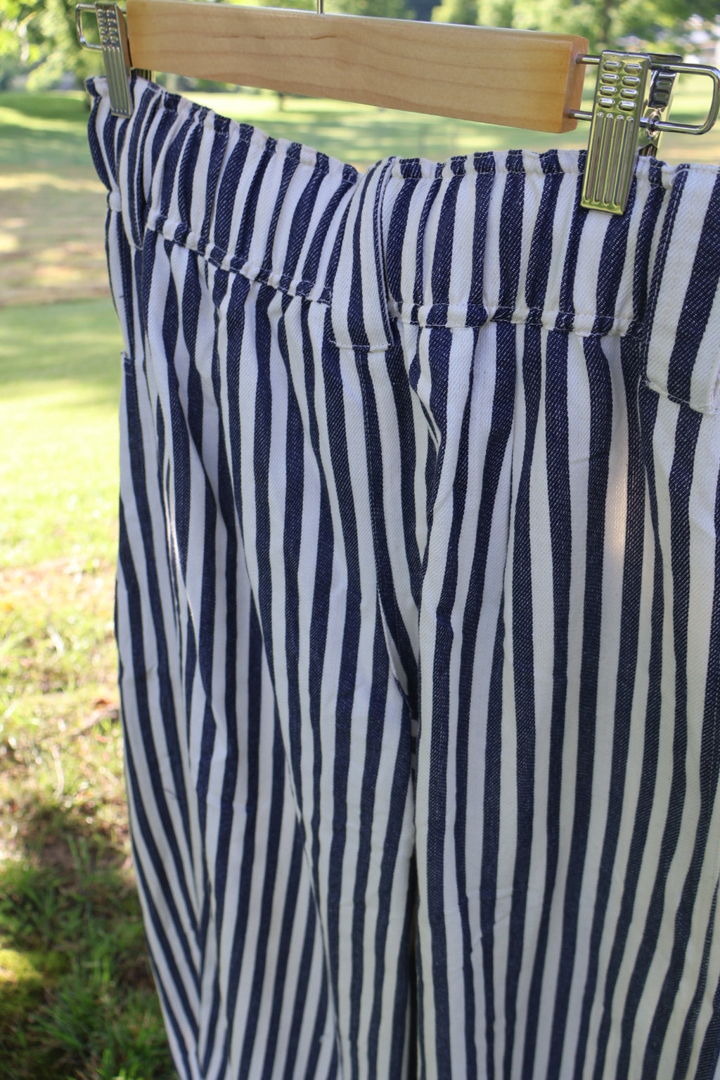 Navy Sailor Barrel Jeans