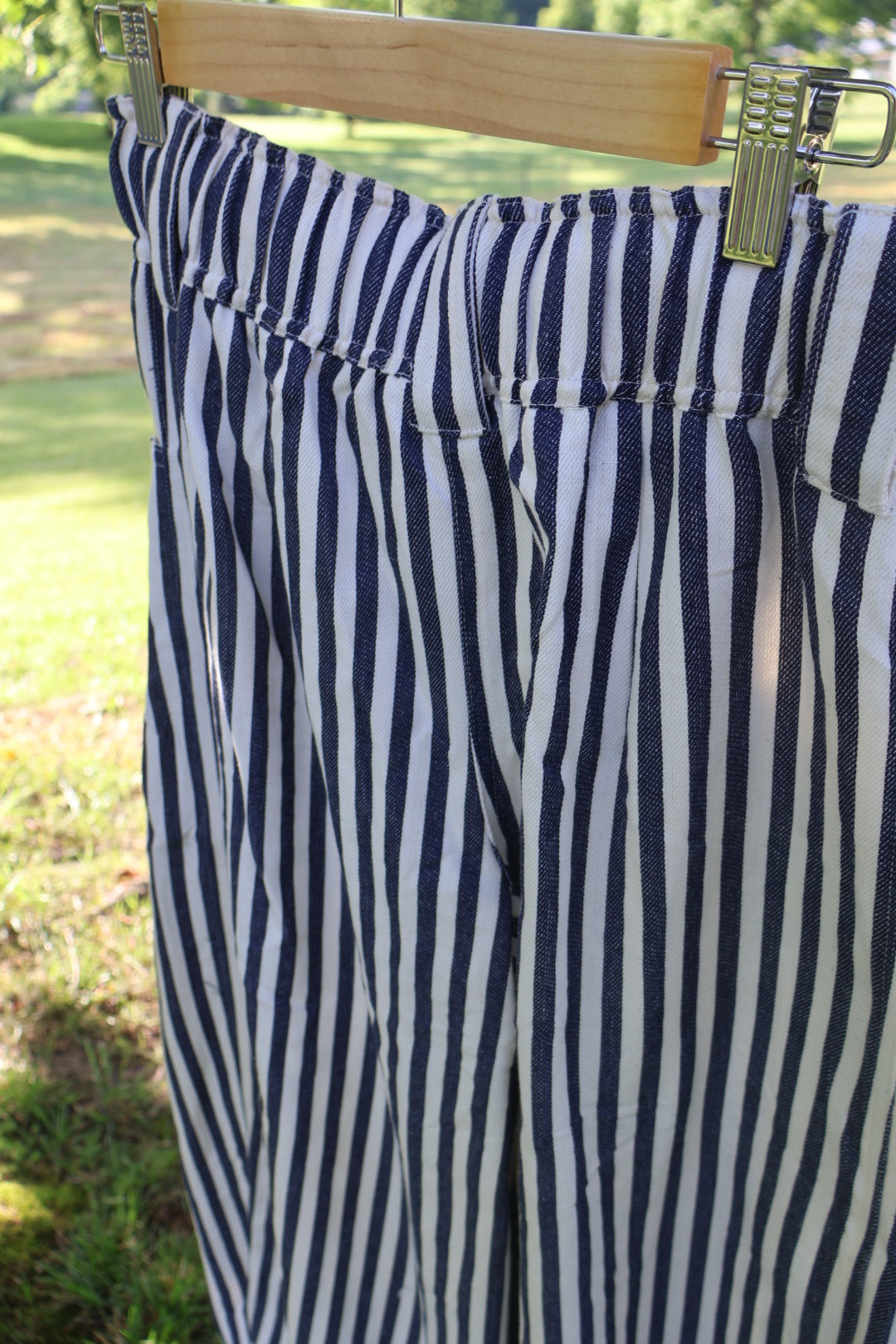 Navy Sailor Barrel Jeans