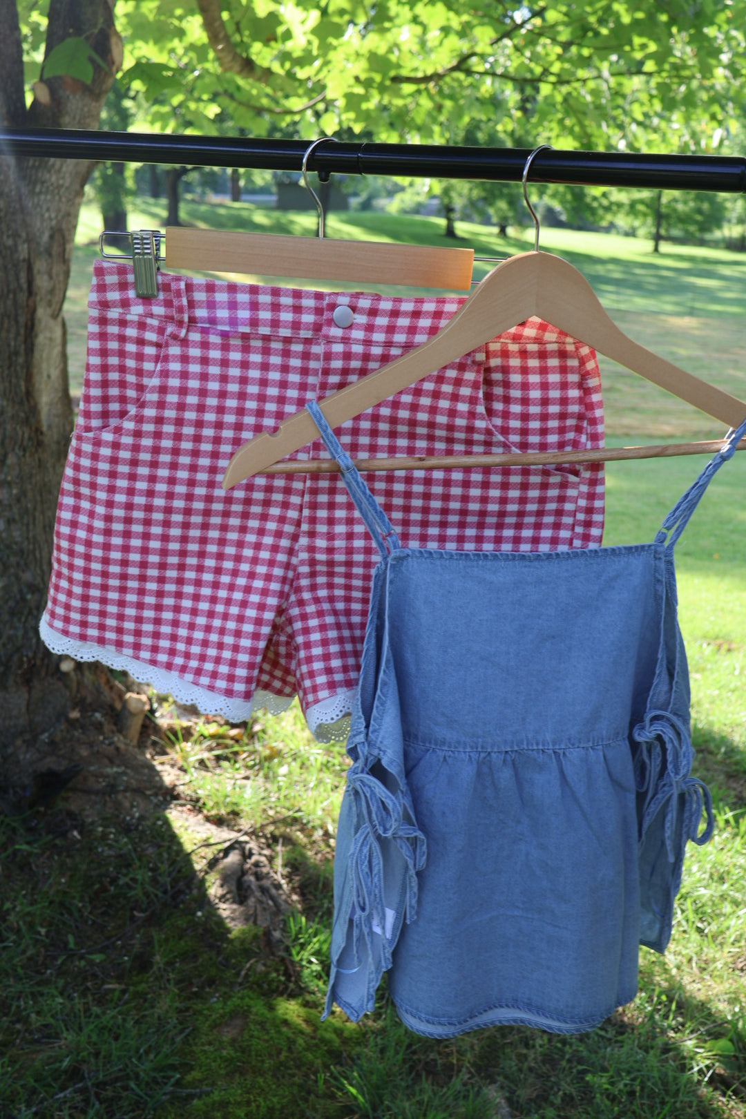Harbor Bow Denim Tank