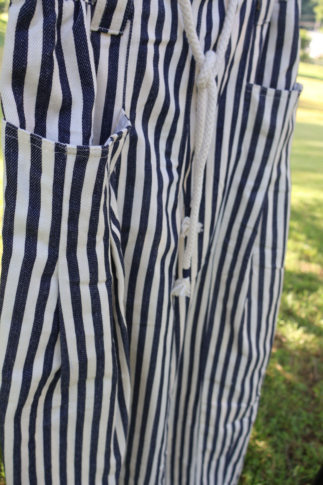 Navy Sailor Barrel Jeans