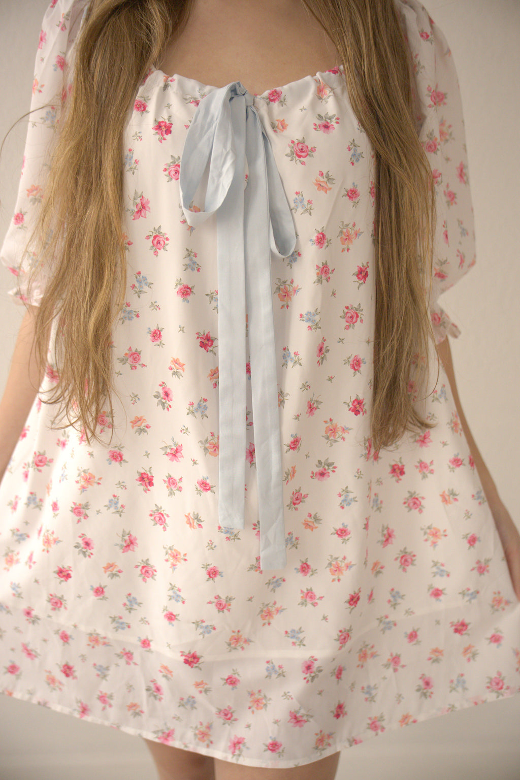 Morning Light Floral Baby Doll Dress